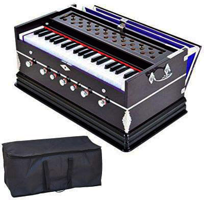 maga mart Harmonium Beginners And Professionals|7 Stopper,39 Keys With Bag Harmonium Beginners And Professionals|7 Stopper,39 Keys With Bag 3.2 Octave Hand Pumped Harmonium image 1