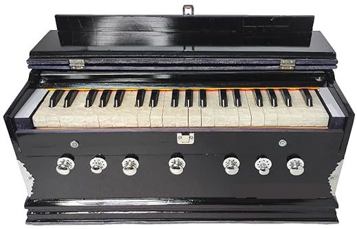 maga mart 3 1/4 Octive, Double Bellow, 39 Keys Harmonium 3.2 Octave Hand Pumped Harmonium-picture-10