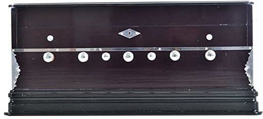 maga mart Musical 7 Stopper Doulble Bellow 39 Keys Harmonium With Bag 3.2 Octave Hand Pumped Harmonium-picture-28