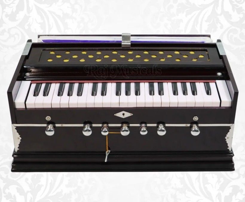 maga mart 39 Keys+ 7 Stopper Bass Reed & Male Reed SUPER SOUND QUALAITY 3.2 Octave Hand Pumped Harmonium-picture-20