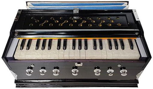 khalsa musical MM, 39 Key 2 Reed 440 Tuned Total Wood Basic Harmonium 3.2 Octave Hand Pumped Harmonium image 1