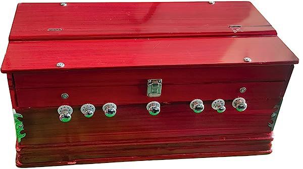 maga mart 7 Stopper 39 Keys musical instrument for kids 3.25 Octave Hand Pumped Harmonium 3.2 Octave Hand Pumped Harmonium-picture-45