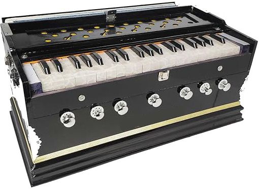 Harmonium- 3 1/4 Octave, Double Bellow, 39 Keys,7 Stopper With Bag 3.2 Octave Foot Pumped Harmonium-image-25