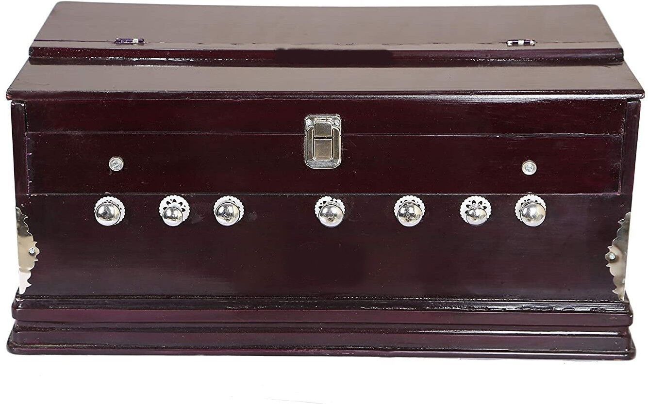 3.25 Octave Hand Pumped Harmonium (Five Fold Bellow, Bass Reed) 3.25 Octave Hand Pumped Harmonium-image-1
