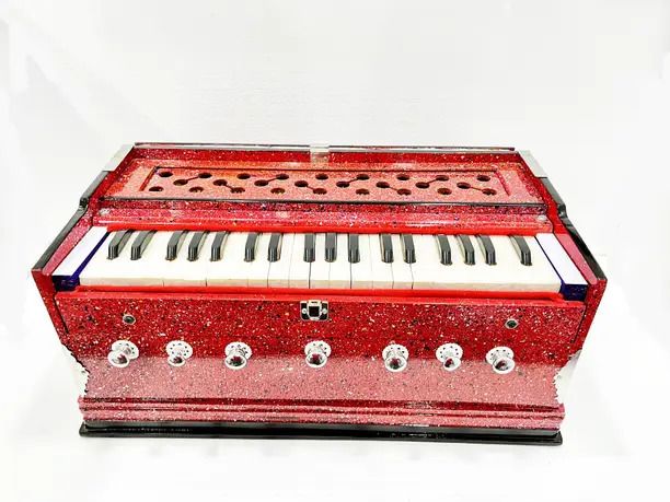 sg musical delux student 7 stopper harmonium Harmonium 7 Stopper84 3.25 Octave Hand Pumped Harmonium-picture-48