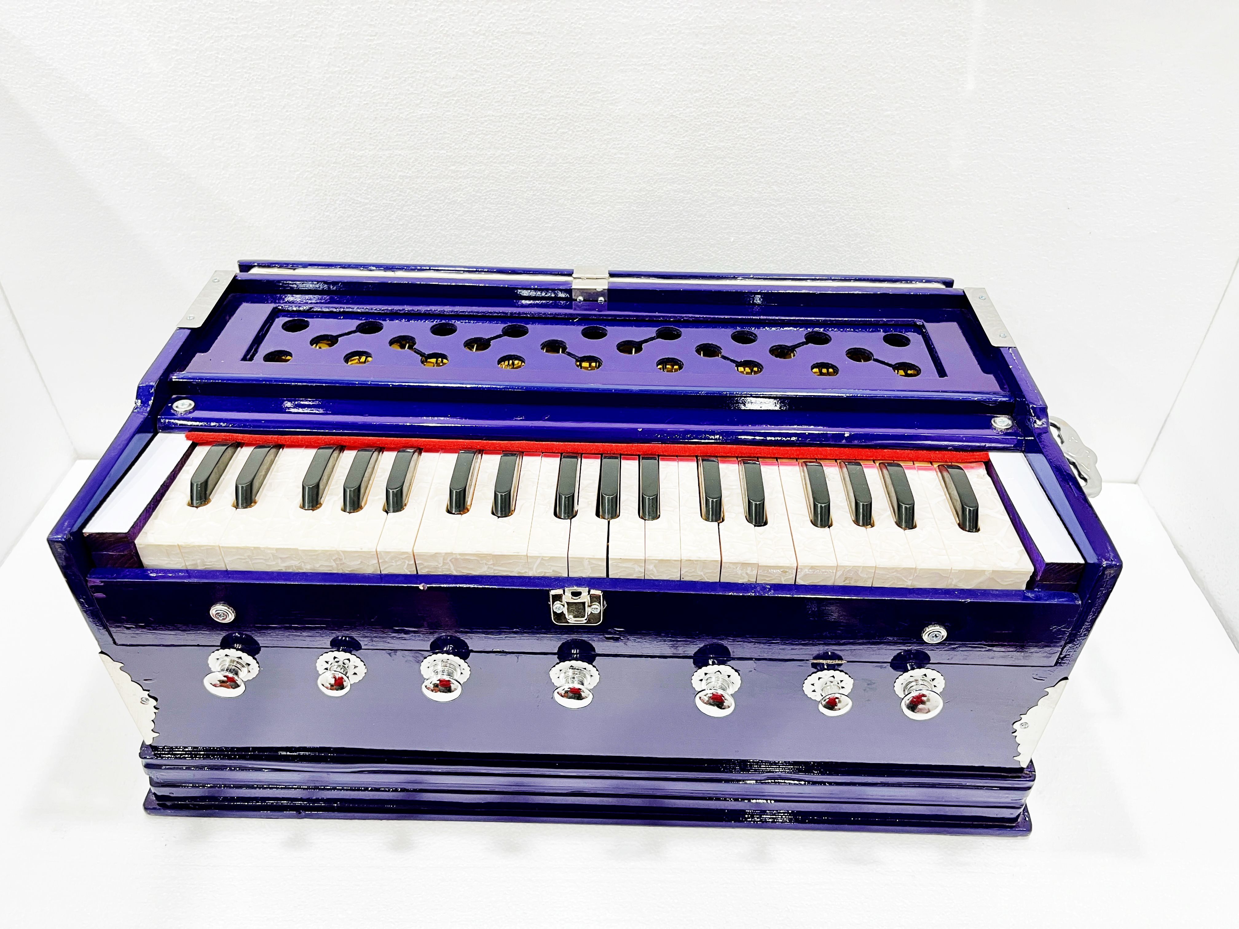 musical instruments Harmonium , 7 Stopper, 39 Keys, 2 Reeds (Bass- Male) 3.2 Octave Hand Pumped Harmonium-image-36