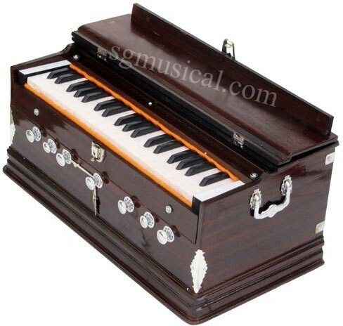 sg musical Harmonium 7 Stopper Walnut 39 Keys 3.25 Octave Hand Pumped Harmonium-picture-18