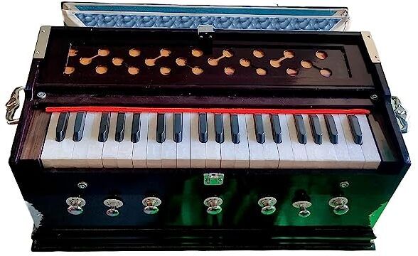 maga mart 3.2 Octave Hand Pumped Harmonium (Two Fold Bellow, Bass Reed, Male Reed) 3.2 Octave Hand Pumped Harmonium-picture-31
