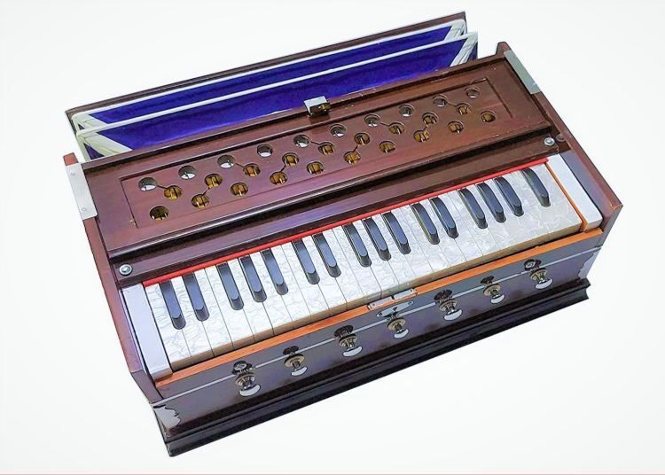 sg musical 7 stopper bass male 39 keys A1C28 3.2 Octave Hand Pumped Harmonium-picture-11