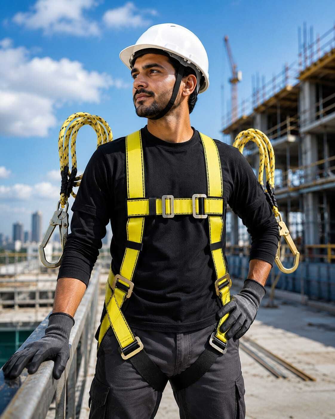 nexashield Full Body Safety Harness Belt for Workers Safety Harness-picture-28
