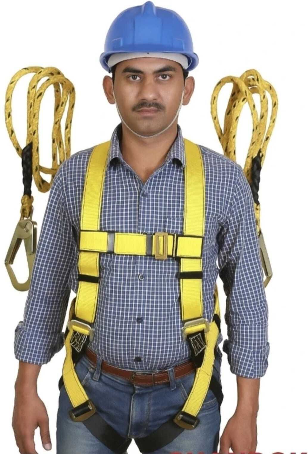 Safety Harness Belt Double Lanyard for Fall Protection Belt Harness-image-20