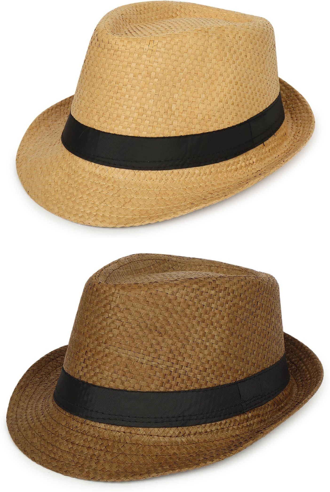 ZACHARIAS Paper Jute Fedora Hat Cap-image-29