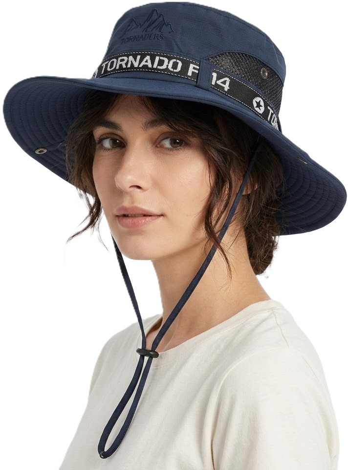 AlexVyan Sun UV Protection Beach Fishing Summer Round Hat Cap for Travel UPF 50+-image-41