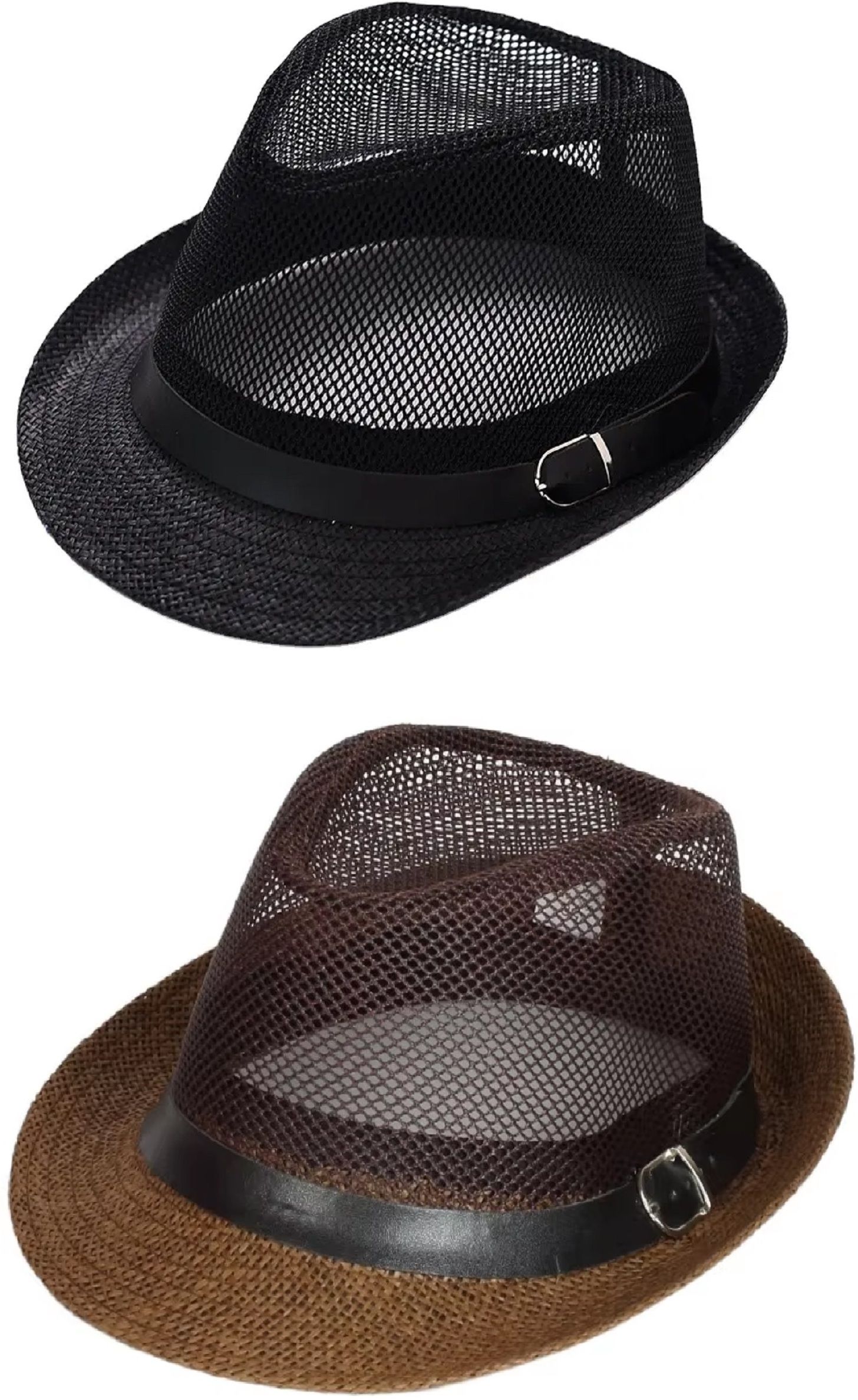 ZACHARIAS Fedora Cowboy Breathable Mesh Net Hat Cap Free Size-picture-32