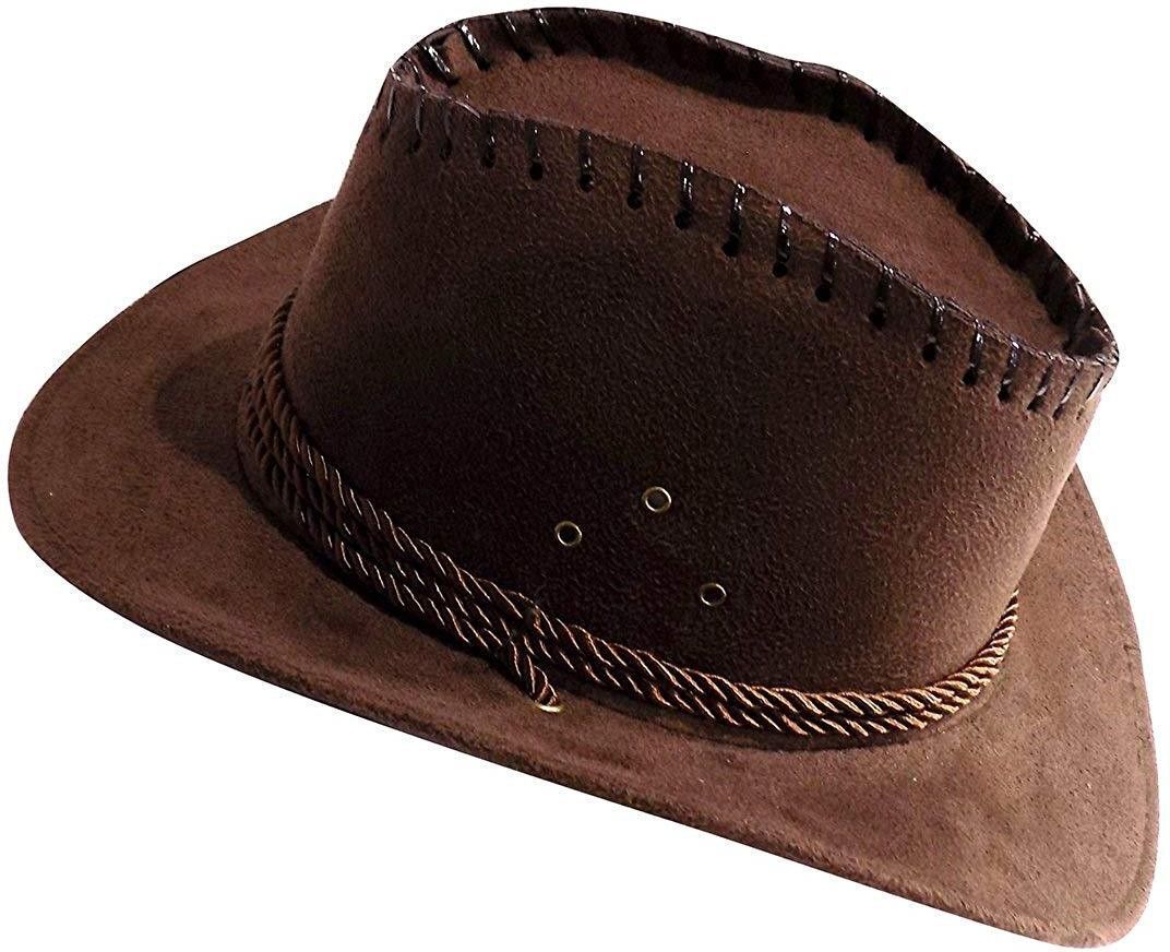 RIDITT TREND Cowboy Hat For UV Sun protection Cap,Dark Brown, Pack Of 1-image-33