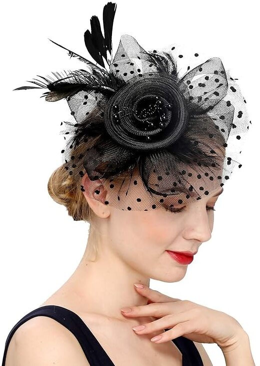 BBBIKINI Fascinator Hats For Women-picture-38