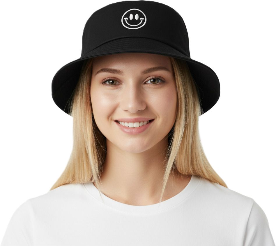 ZACHARIAS Fishermen Bucket Smiley Reversible Cap Hat-picture-10