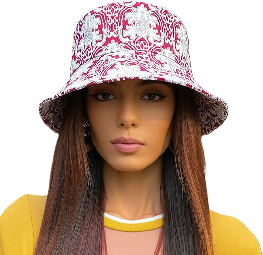 ZACHARIAS Women's Fishermen Cotton Printed Bucket Cap Hat-picture-15