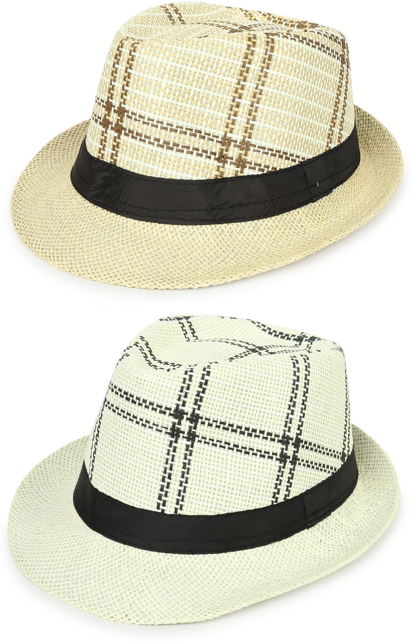 ZACHARIAS Paper Jute Fedora Hat Cap-picture-38