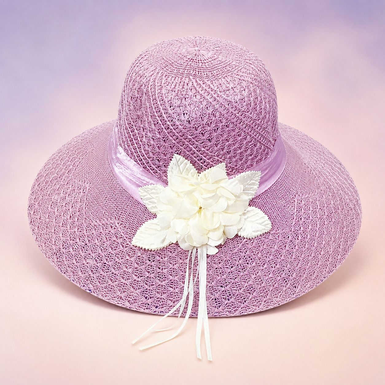Trubliz Women’s Stylish Flower Sun Hat | Wide Brim UV Protection Beach Cap-picture-30