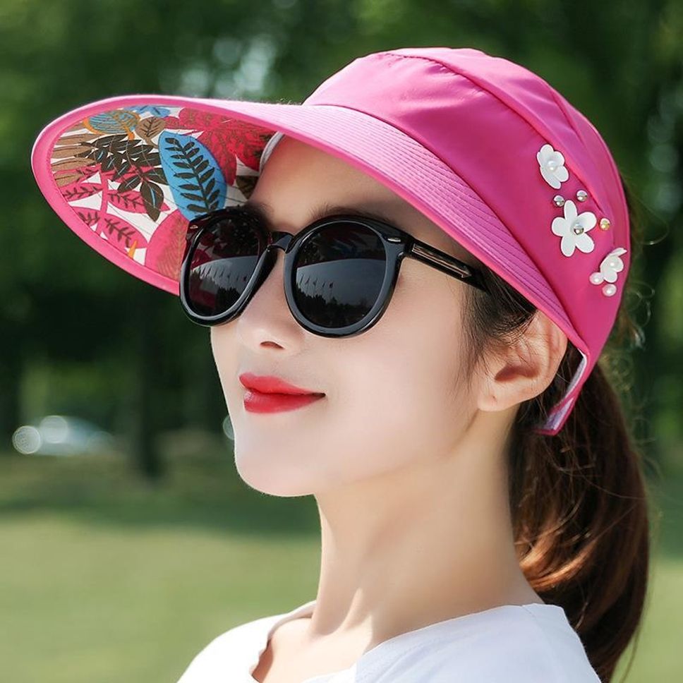 AlexVyan SunVisor Hats Wide Brim Summer Cap UV Protection Breathable Beach Sun Hat Cap