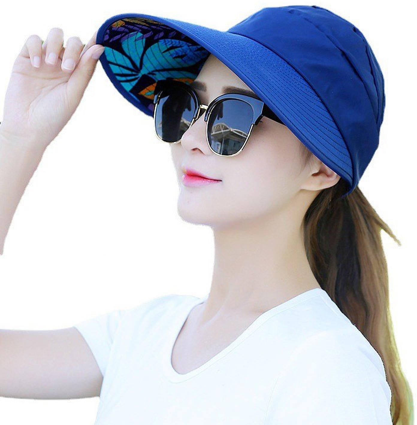 AlexVyan SunVisor Hats Wide Brim Summer Cap UV Protection. Breathable Beach Sun Hat Cap-picture-20