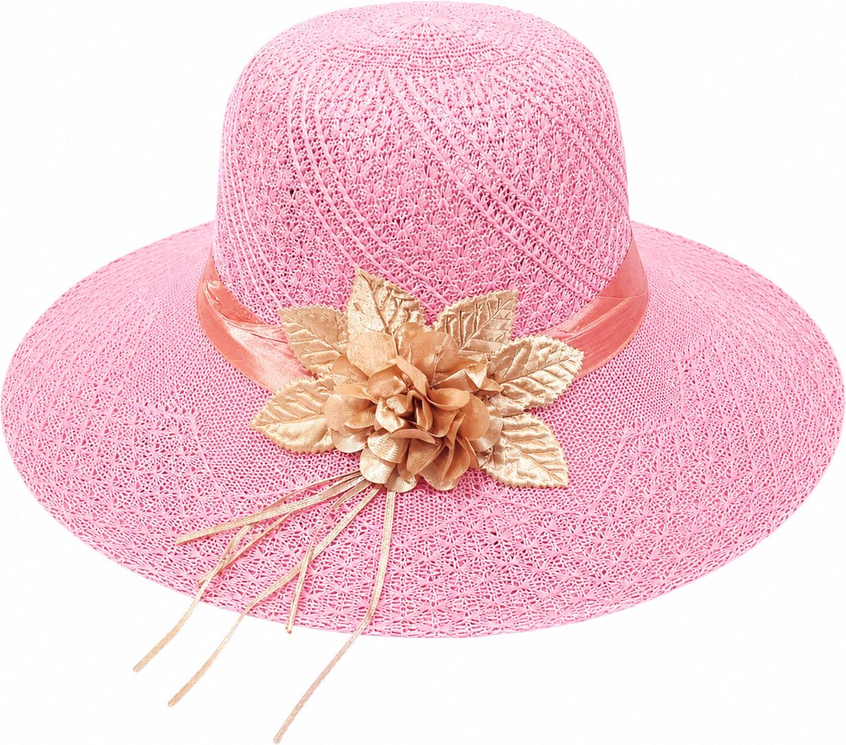 Trubliz Women’s Stylish Flower Sun Hat | Wide Brim UV Protection Beach Hat-picture-12