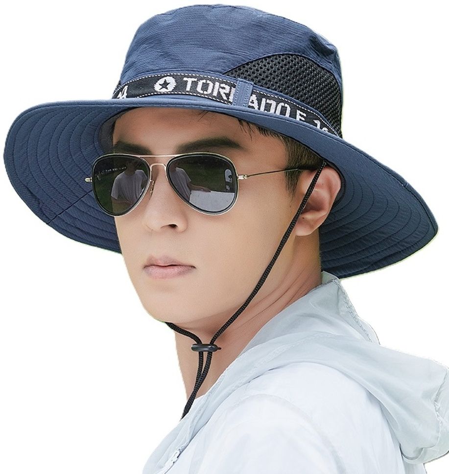 AlexVyan UV Protection Round Sun Cap for Hiking, Fishing, Gardning, Travel-image-40
