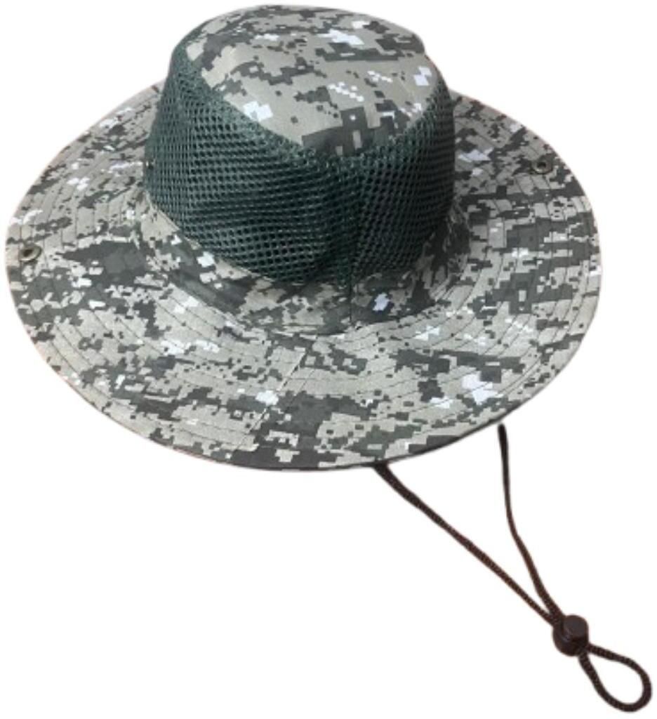 Zonkar Unisex Cotton Classic Camouflage Hat Summer Sun Protection Packable Beach Hat-image-3