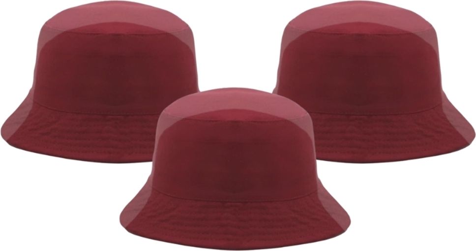 Sofia Women Bucket Hat Cotton Solid Casual Summer-image-1