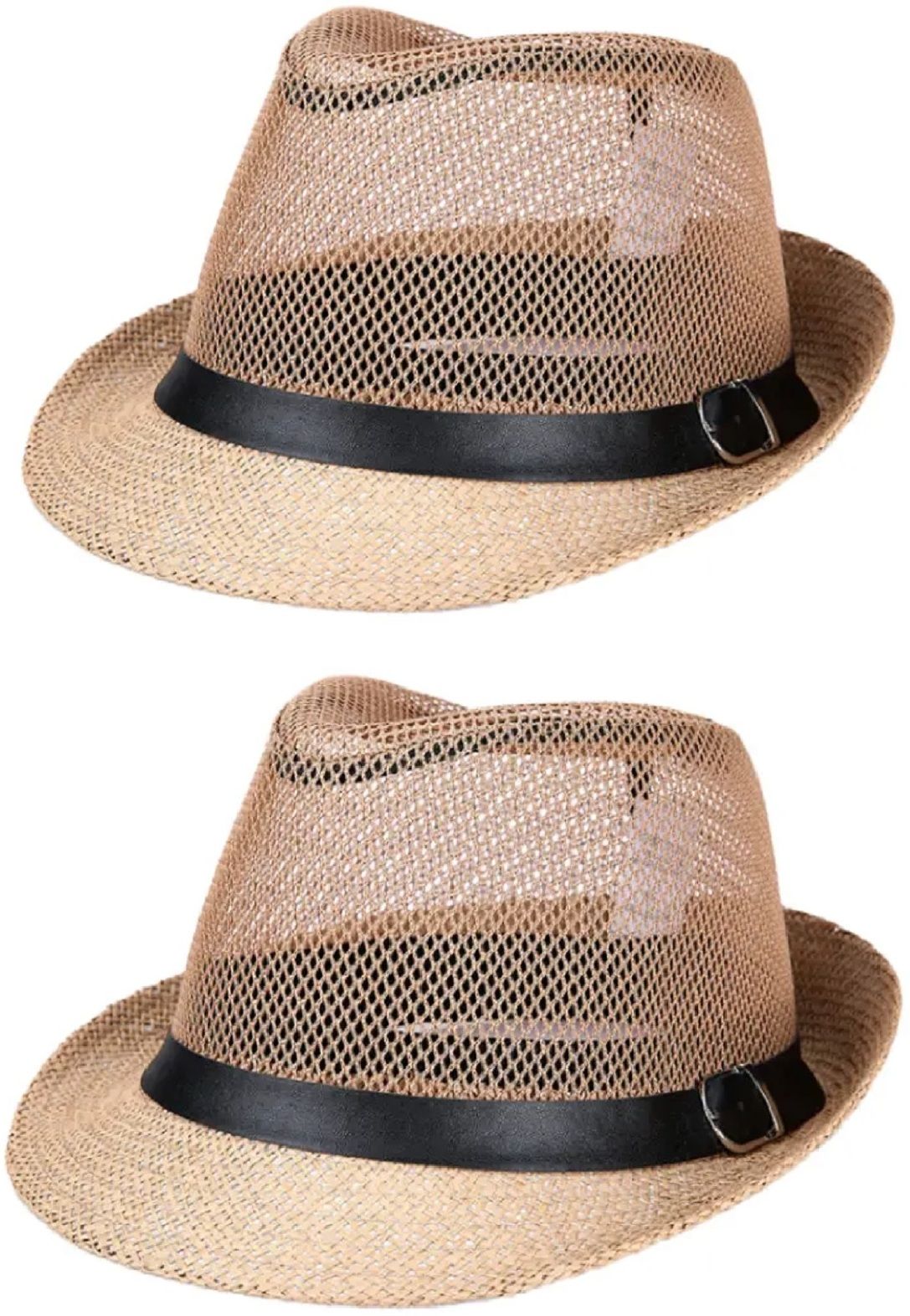 ZACHARIAS Fedora Cowboy Breathable Mesh Net Hat Cap Free Size-picture-27