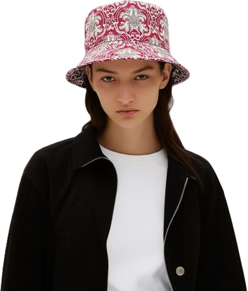 ZACHARIAS Women's Fishermen Cotton Printed Bucket Cap Hat-picture-29