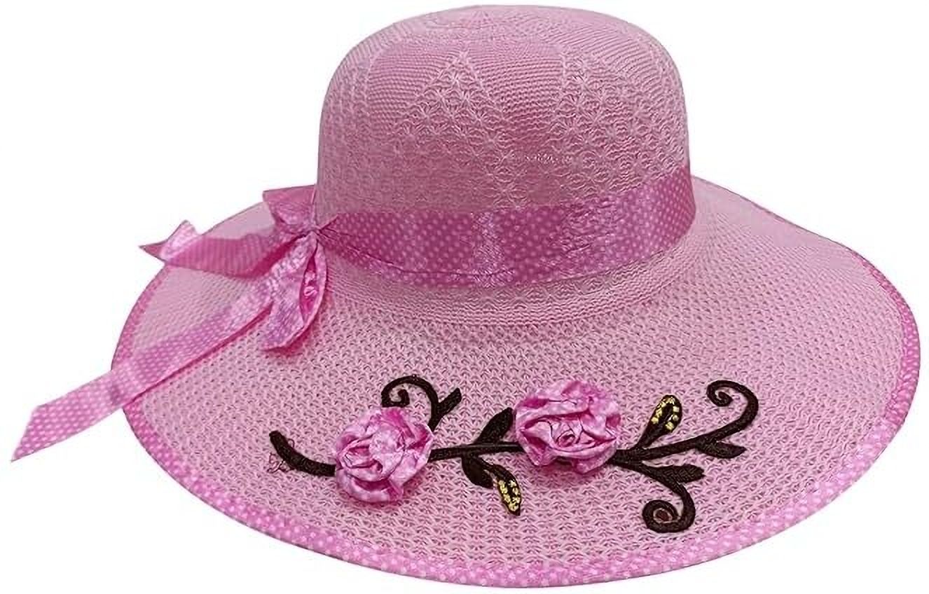 riditt Foldable Travel Beach Sun Hat for Girls and Women , M1
