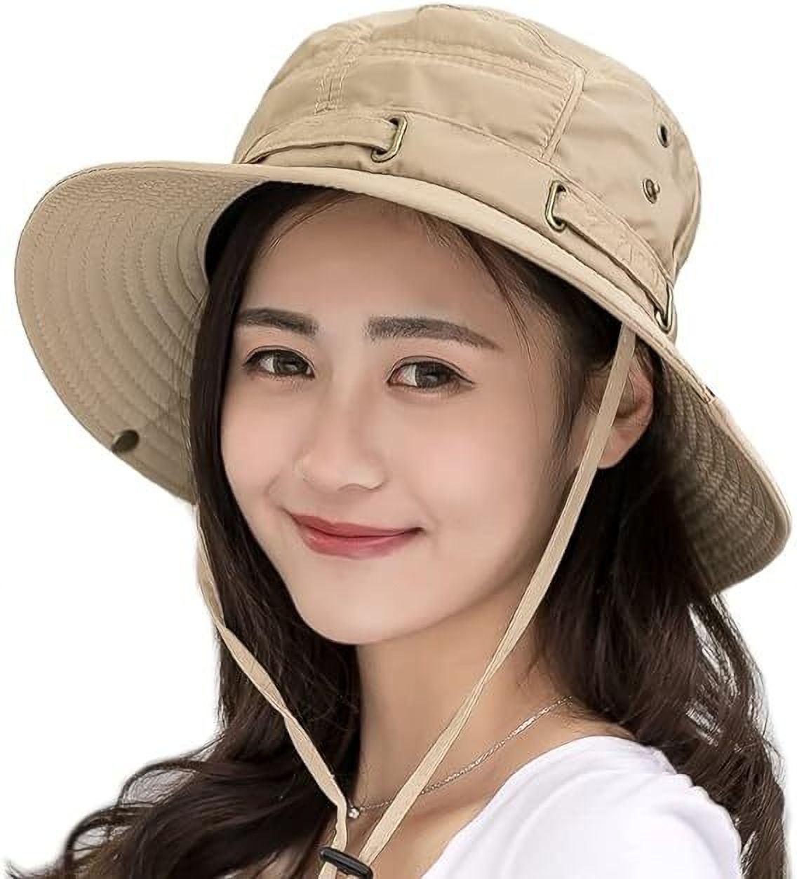 AlexVyan Casual Beach Hat Sunvisor Cap for Women UV Protection Wide Brim Summer Hats-picture-21