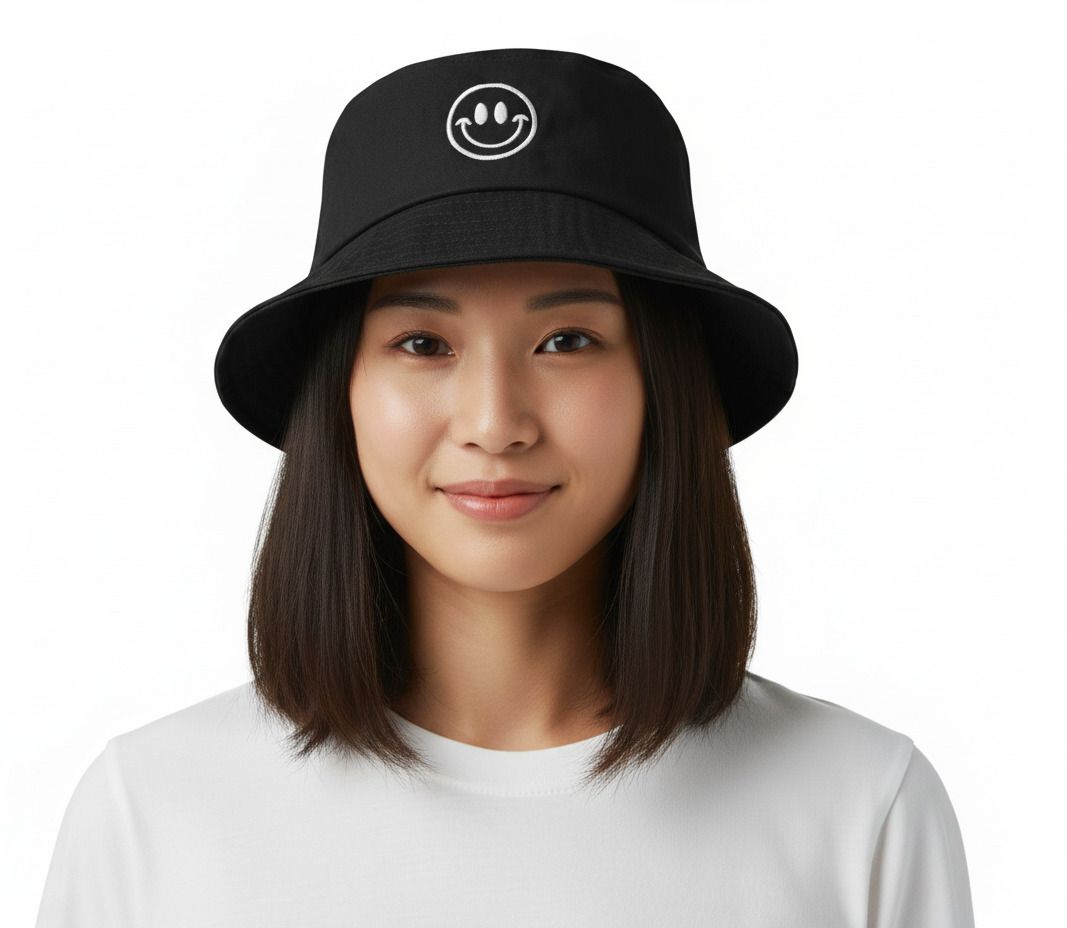 ZACHARIAS Fishermen Bucket Smiley Reversible Cap Hat-picture-19