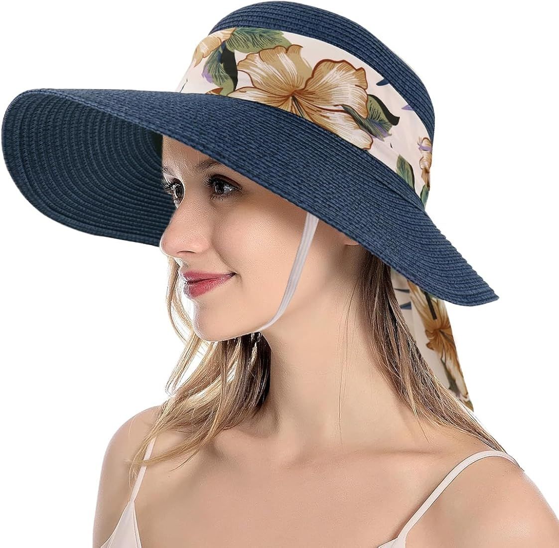 Wide Brim Beach Hat for Women BEACH, CYCLING, TENNIS, ALL TYPE-picture-10