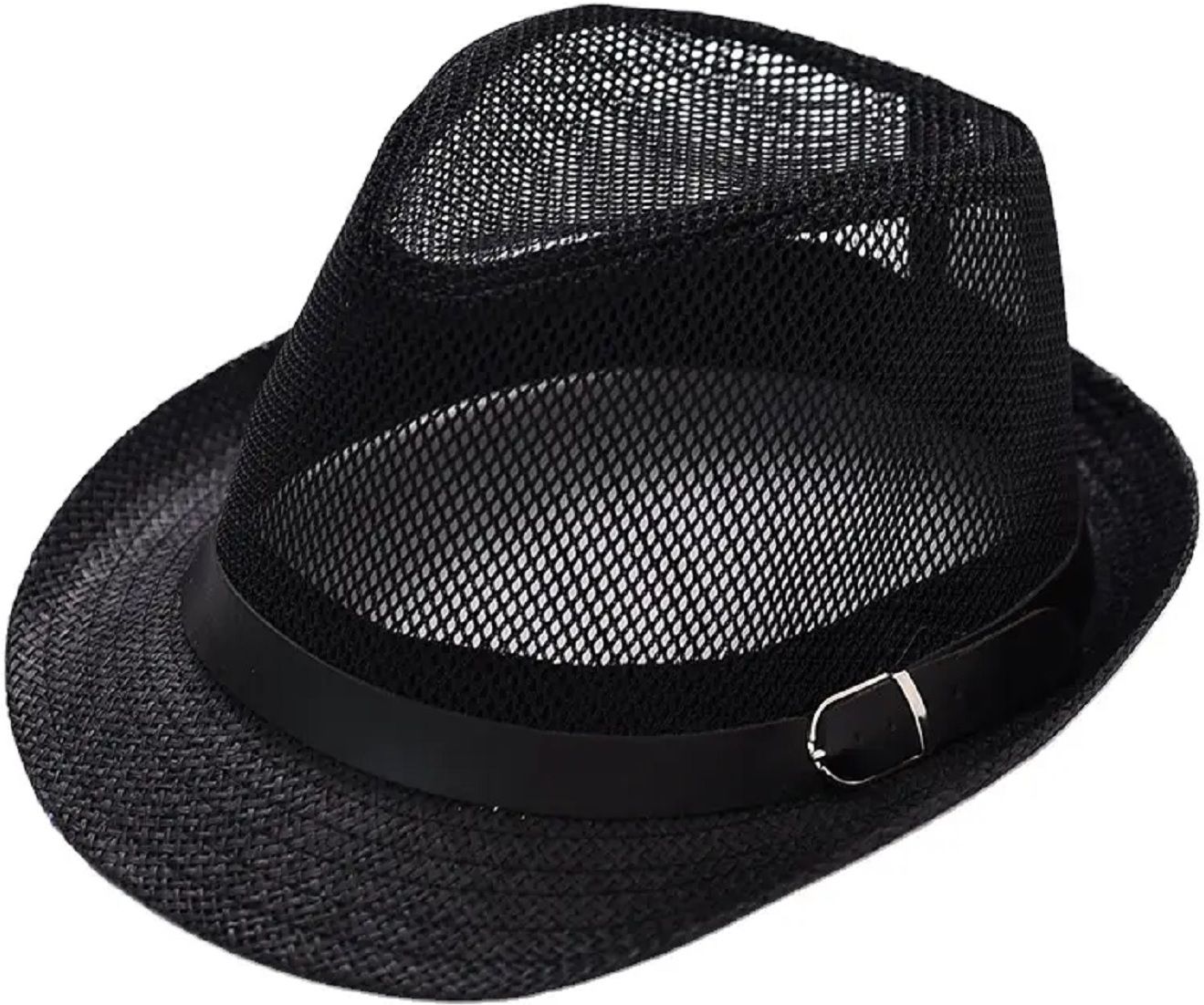 ZACHARIAS Fedora Cowboy Breathable Mesh Net Hat Cap-picture-38