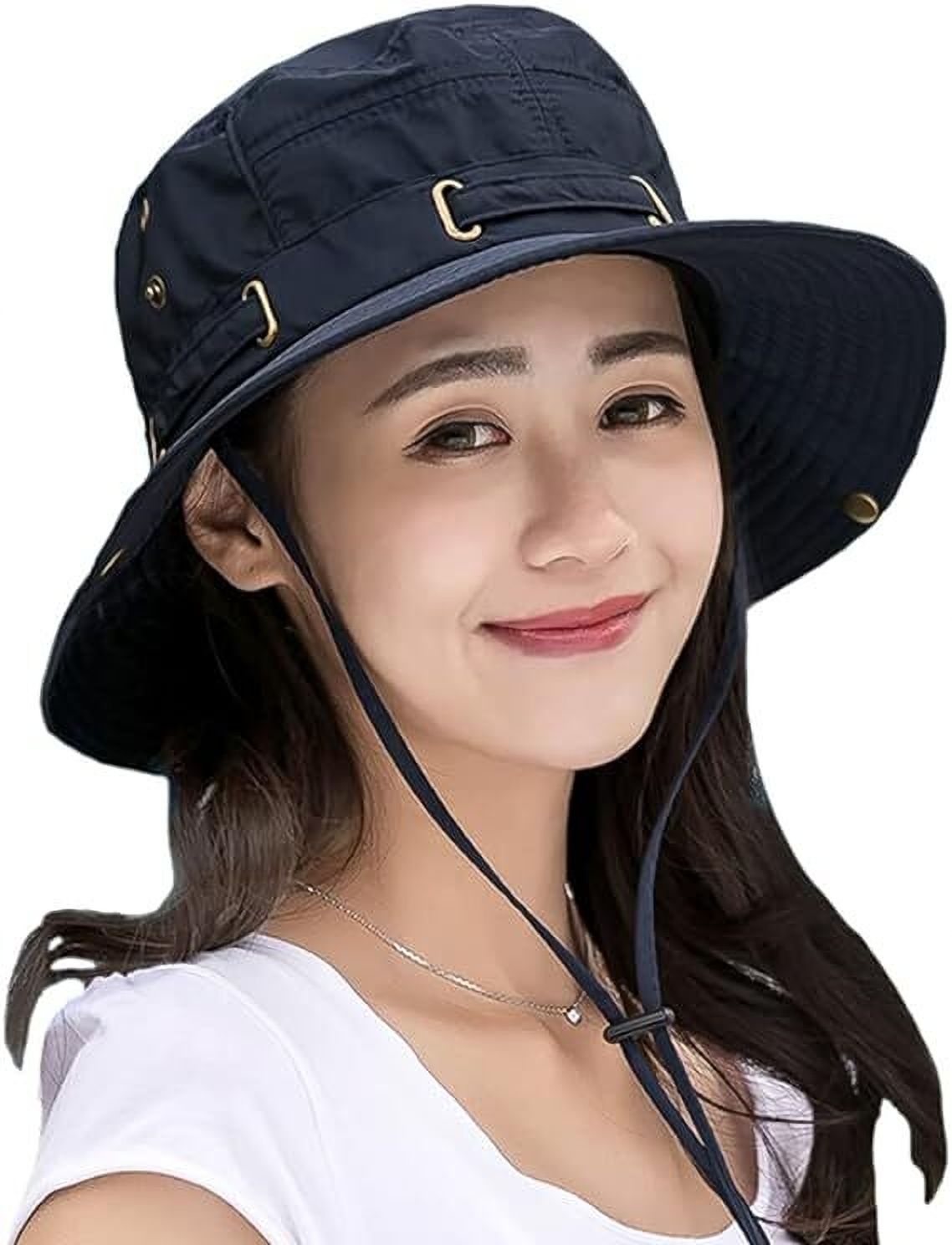 AlexVyan Casual Beach Hat SunVisor Cap for Girls UV Protection Wide Brim Summer Hats-picture-17