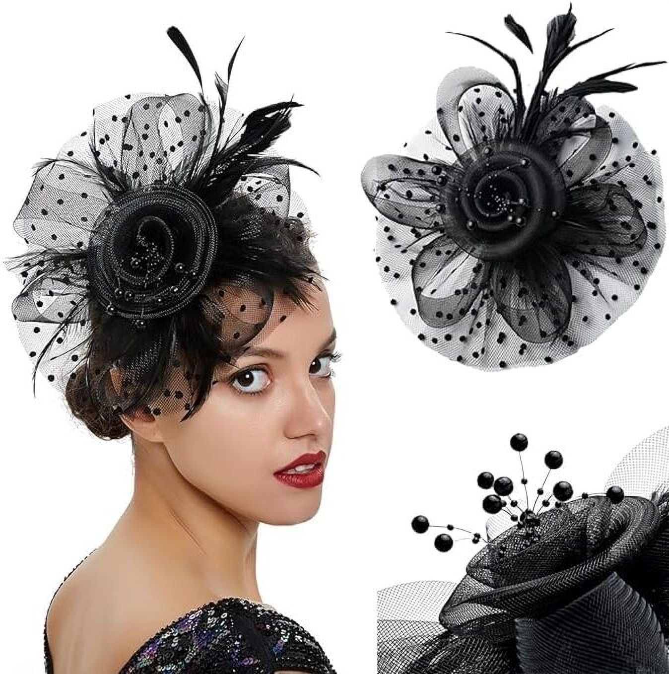 BBBIKINI Fascinator Hats For Women-picture-16