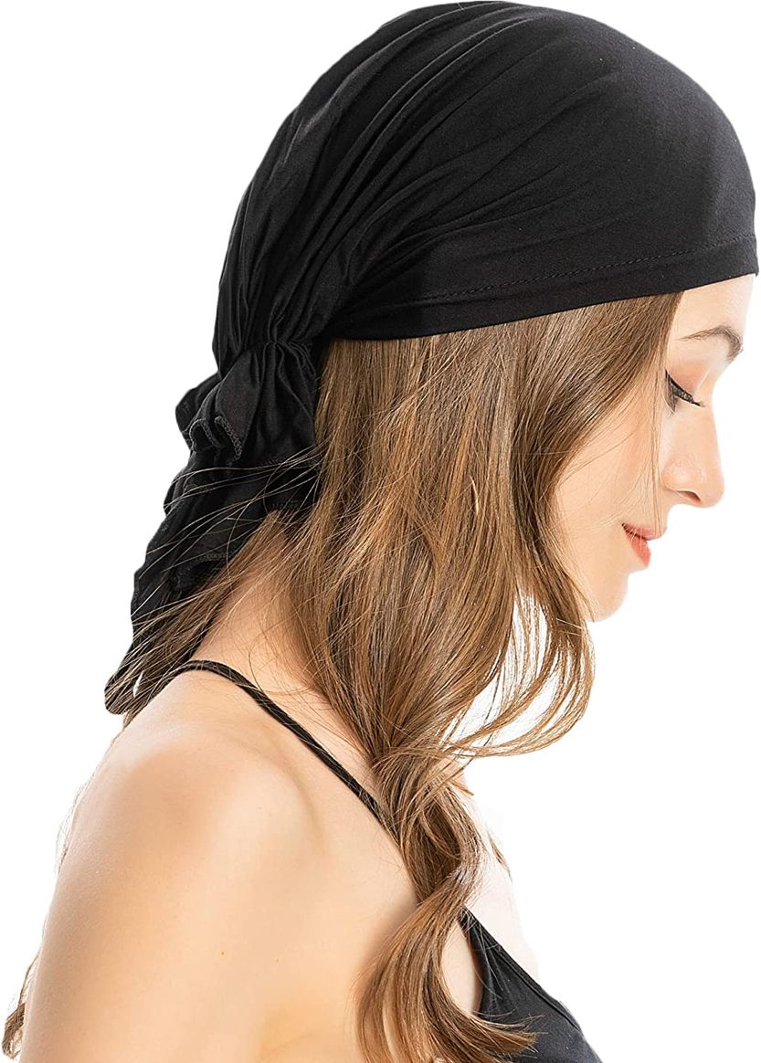 HASTHIP Cotton Chemo Cap Beanie Skull Cover Headwraps Cancer Hats-image-29