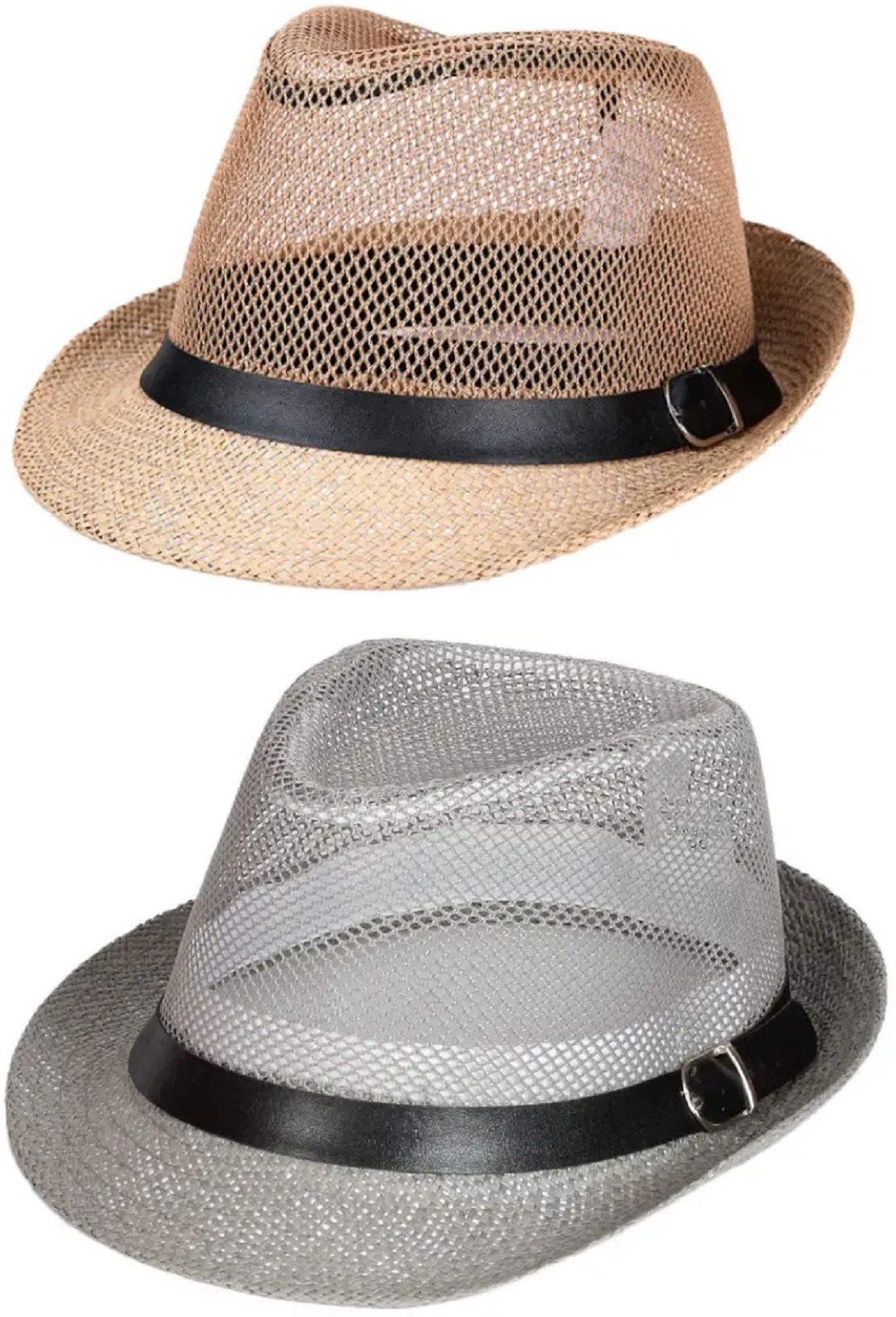ZACHARIAS Fedora Cowboy Breathable Mesh Net Hat Cap Free Size-picture-30