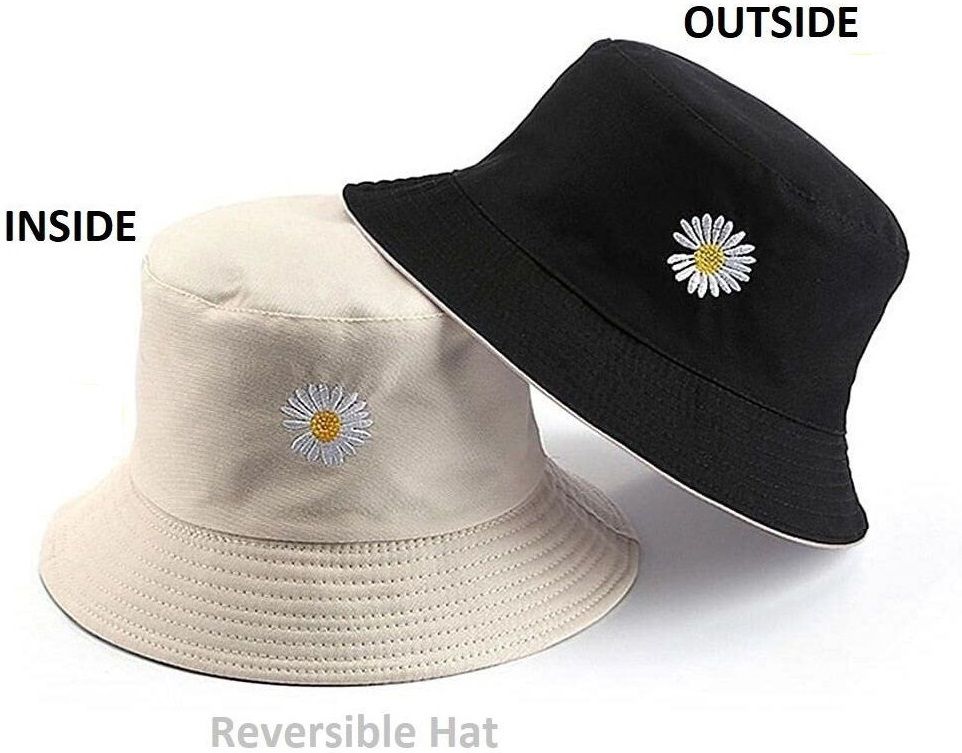 Mopslik Reversible Bucket Hat Fisherman Hat Summer Hat for Men and Women-picture-14