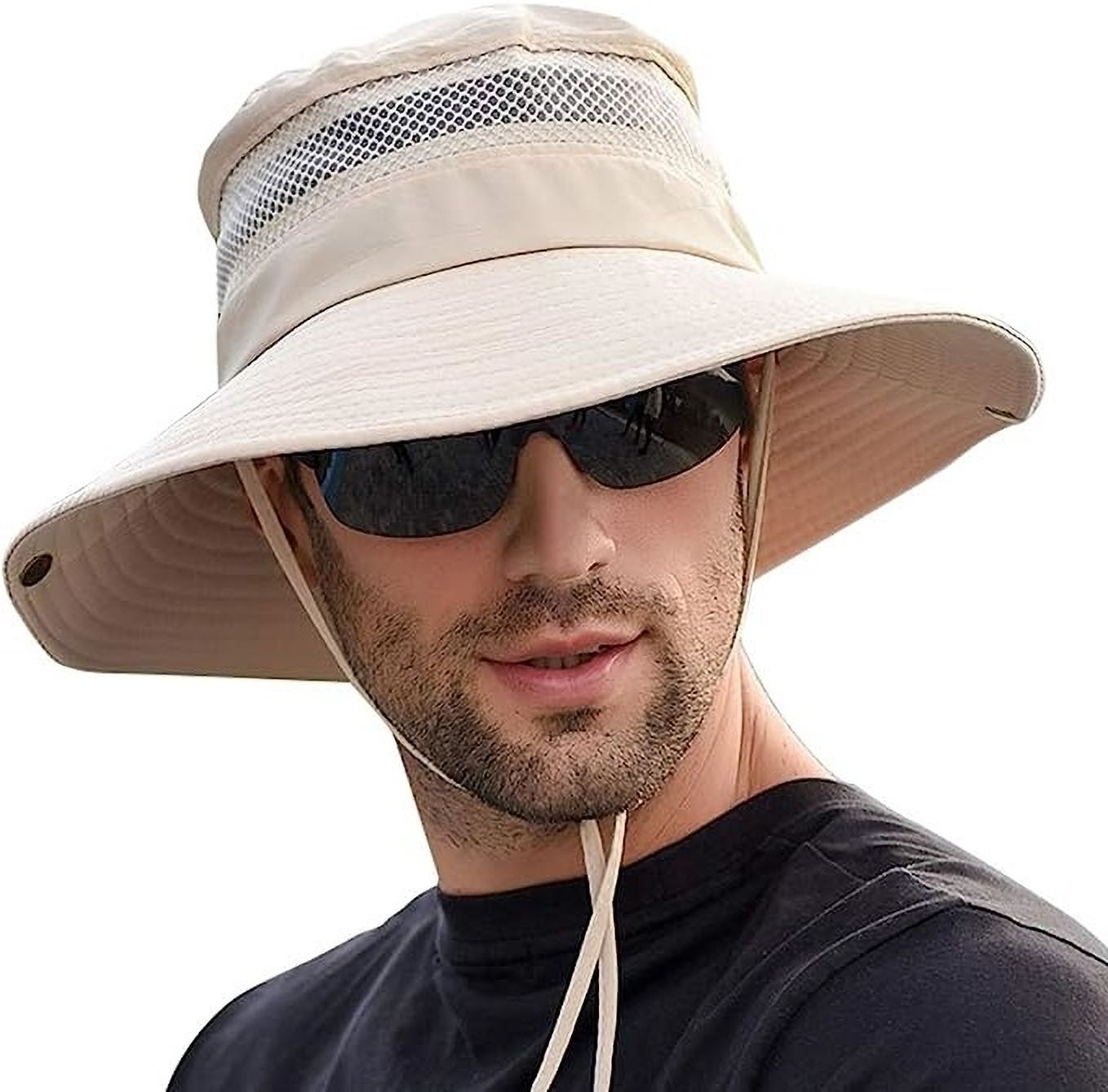 AlexVyan Round Crown Sun Visor Hat Cap for Men Boy UV & Sun Protection Summer Wide Brim-picture-40