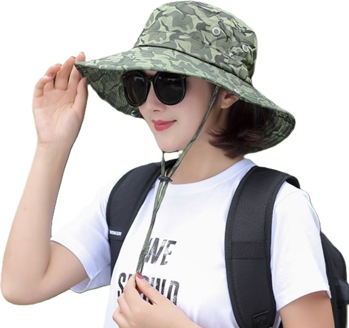 AlexVyan Casual Beach Hat SunVisor Hat for Girls UV Protection Wide Brim Summer Hat Cap-picture-21