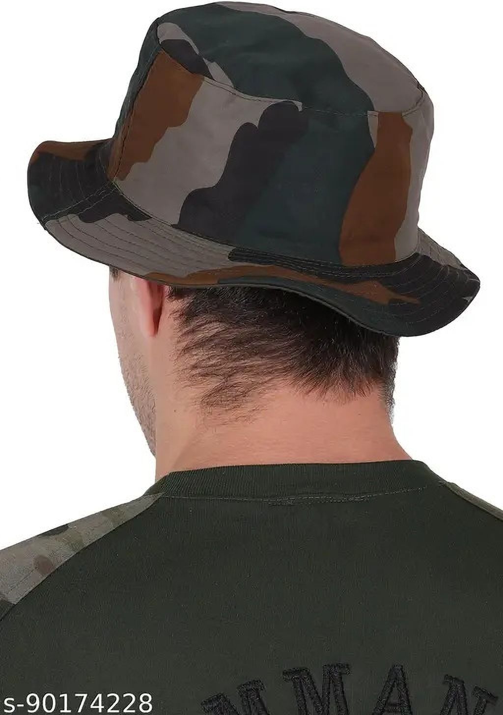 Kumar's Trend Unisex Camouflage Army Hat | Reversible Cotton Military & Commando Boonie Cap-image-43
