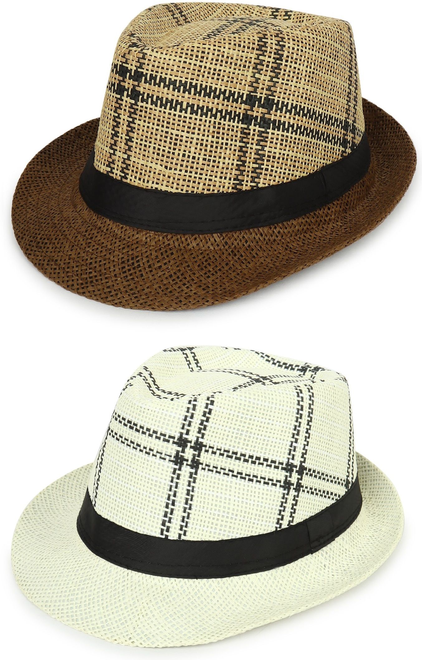 ZACHARIAS Paper Jute Fedora Hat Cap-picture-44