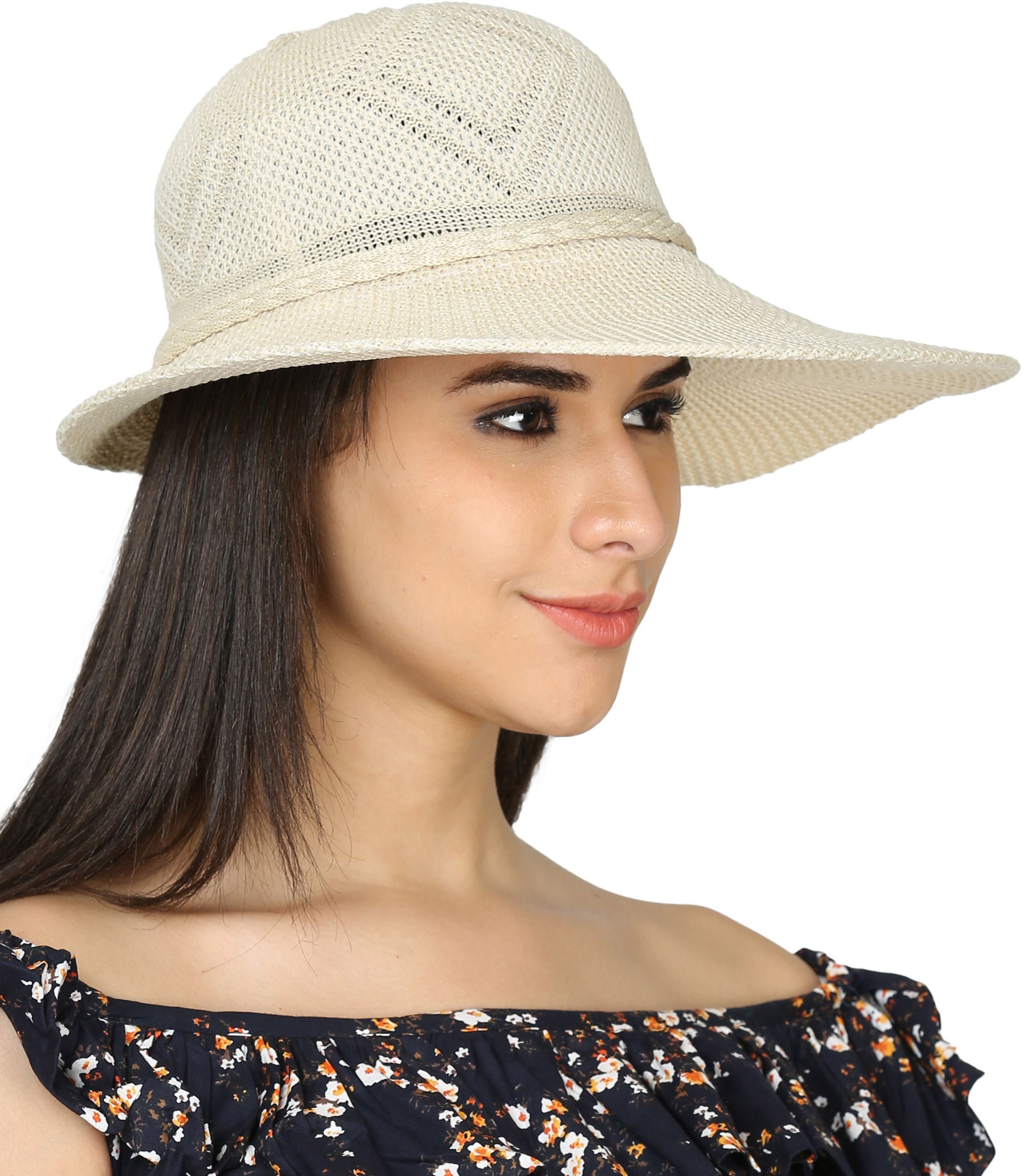 FabSeasons Long Brim Beach and Sun Hat / caps for Women & Girls-image-26