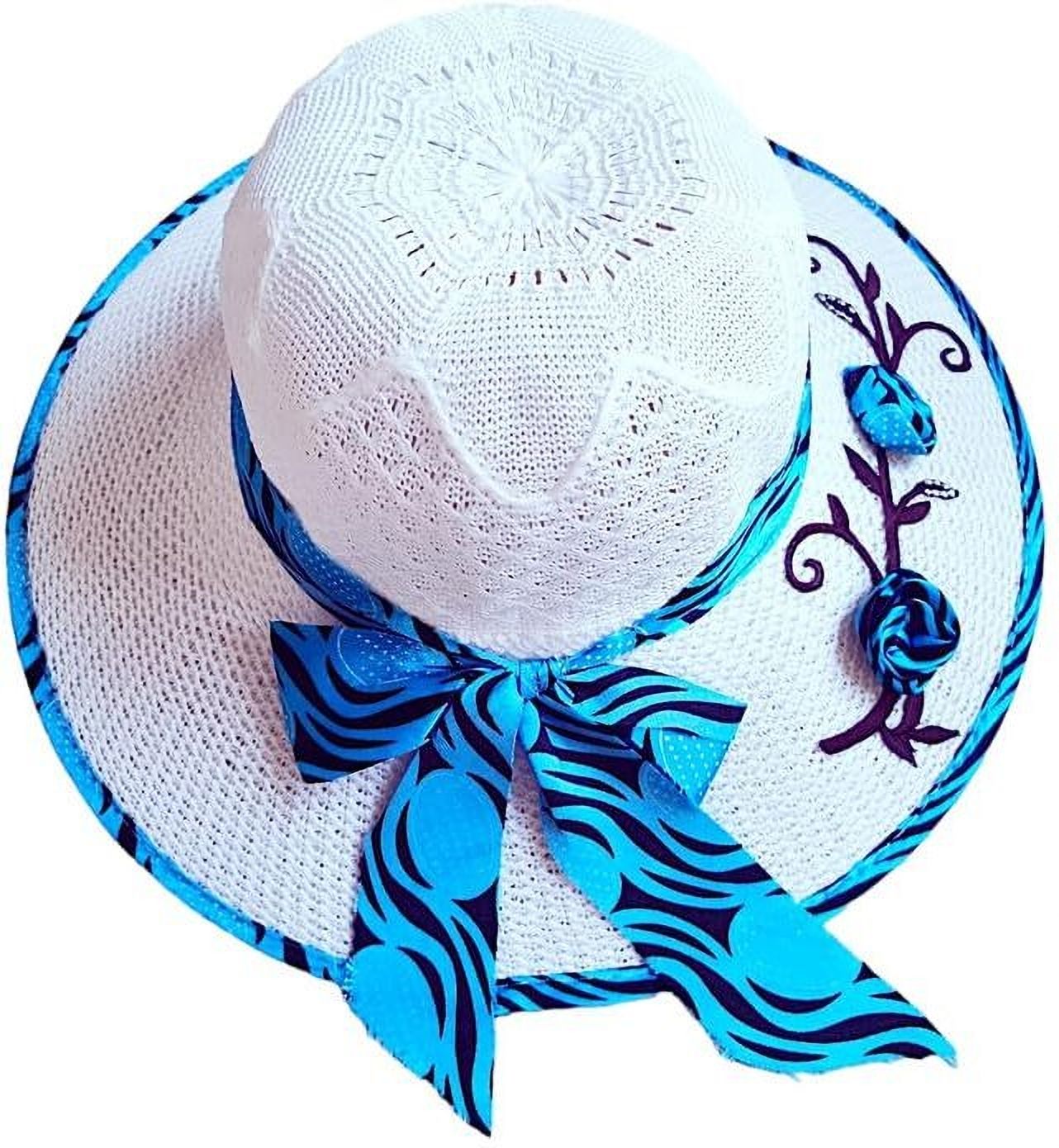 riditt Foldable Travel Beach Sun Hat for Girls and Women , M1