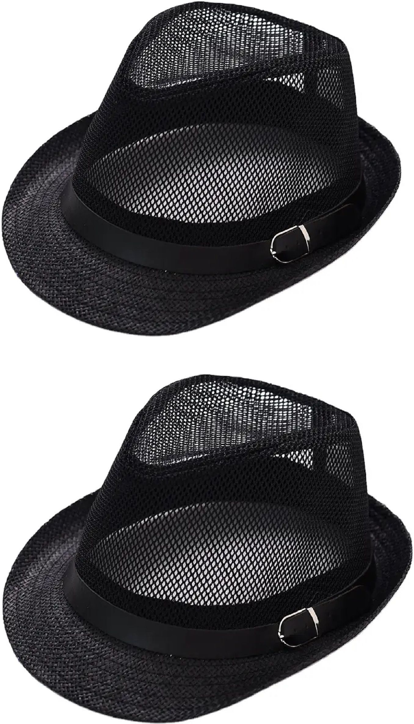 ZACHARIAS Fedora Cowboy Breathable Mesh Net Hat Cap Free Size-picture-42