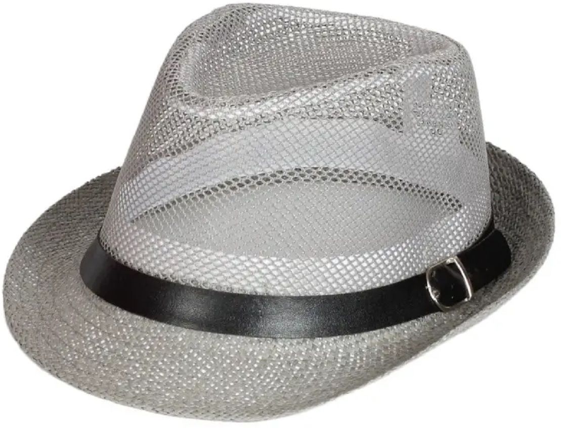 ZACHARIAS Fedora Cowboy Breathable Mesh Net Hat Cap-picture-34
